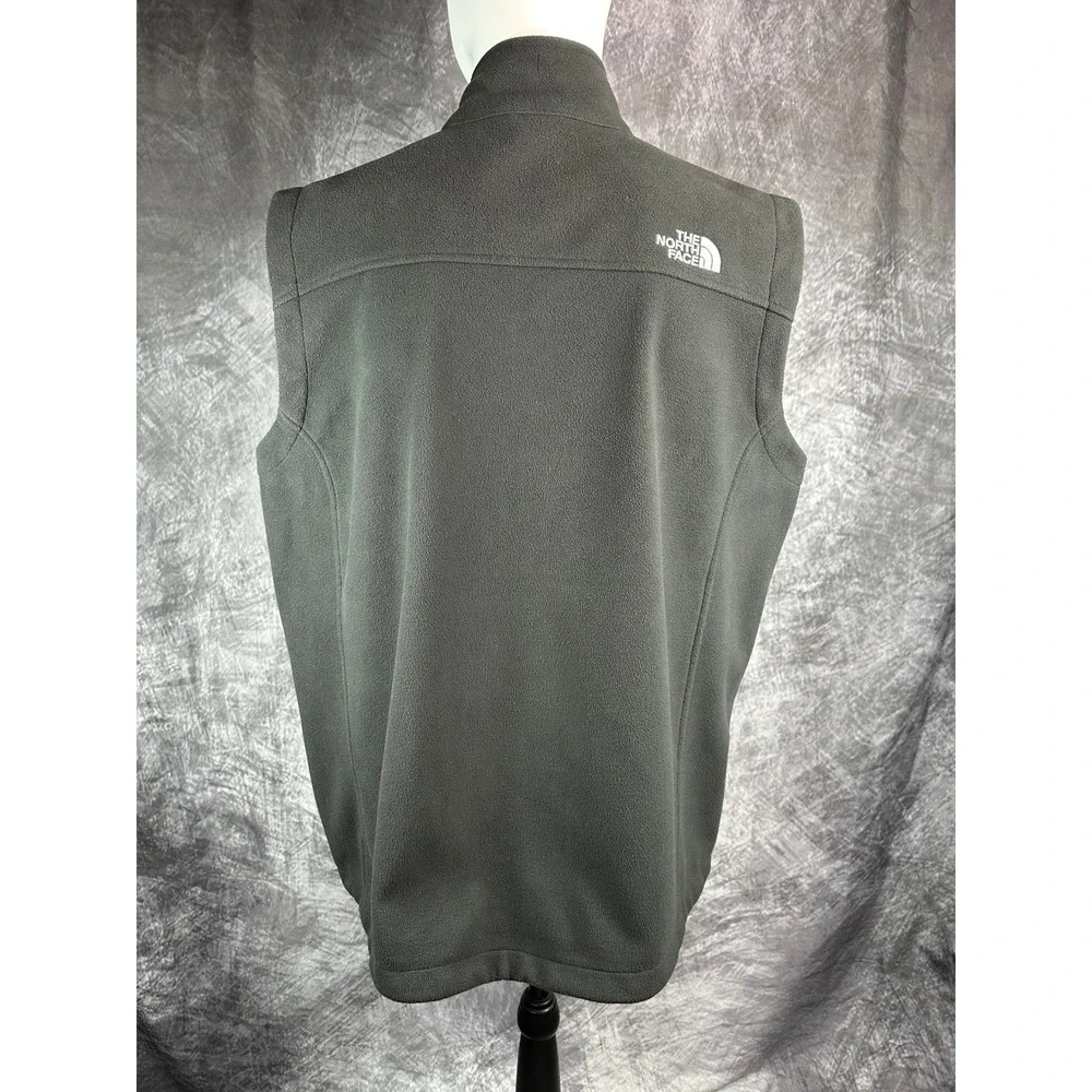 The North Face Ridgewall Fleece Vest Mens XL Black Full Zip Sleeveless T325/T725